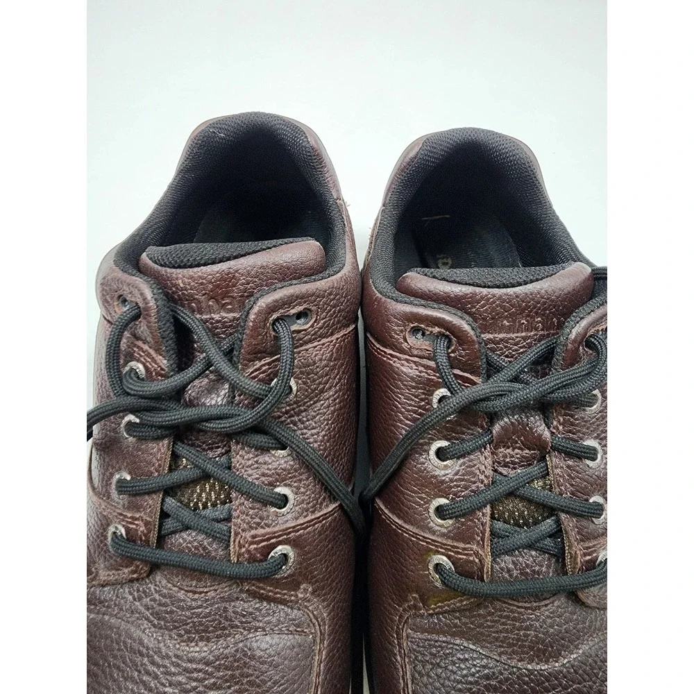 Dunham Burlington 8000BP Mens Brown Leather Waterproof Oxford Shoes 14 6E Wide